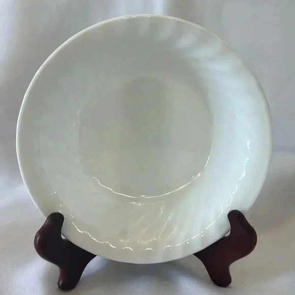 Vintage Corelle ENHANCEMENT SWIRL Winter Frost White Soup Cereal Bowls Set of 11 - Picture 2 of 5